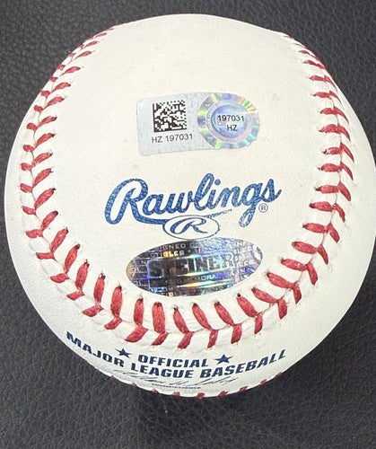 Derek Jeter Signed Official Retirement #2 Captain Logo Baseball Steiner MLB  HOF