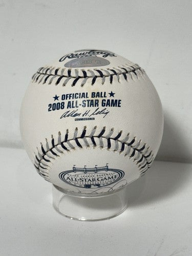 Derek Jeter 2008 All Star Game Signed Baseball Yankees Auto Steiner & MLB Coa