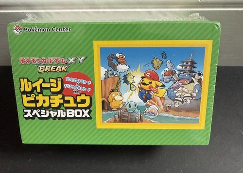 Pokemon Luigi Pikachu Special Box Factory Sealed Japanese Center TCG XY Break