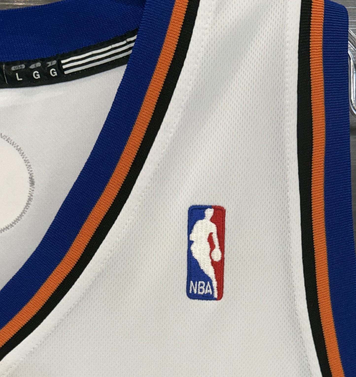 Jeremy Lin Linsanity Adidas NY Knicks Vintage NBA Home White Jersey #17 Sz L +2