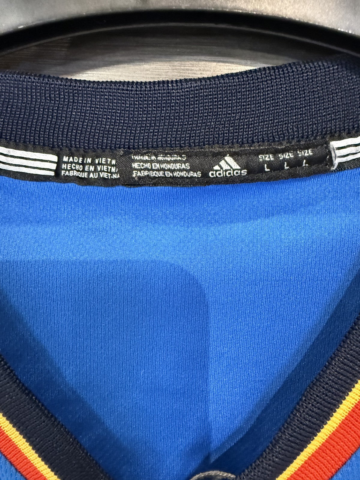 Kevin Durant #35 Adidas OKC Thunder Blue Basketball Jersey Size L Length +2
