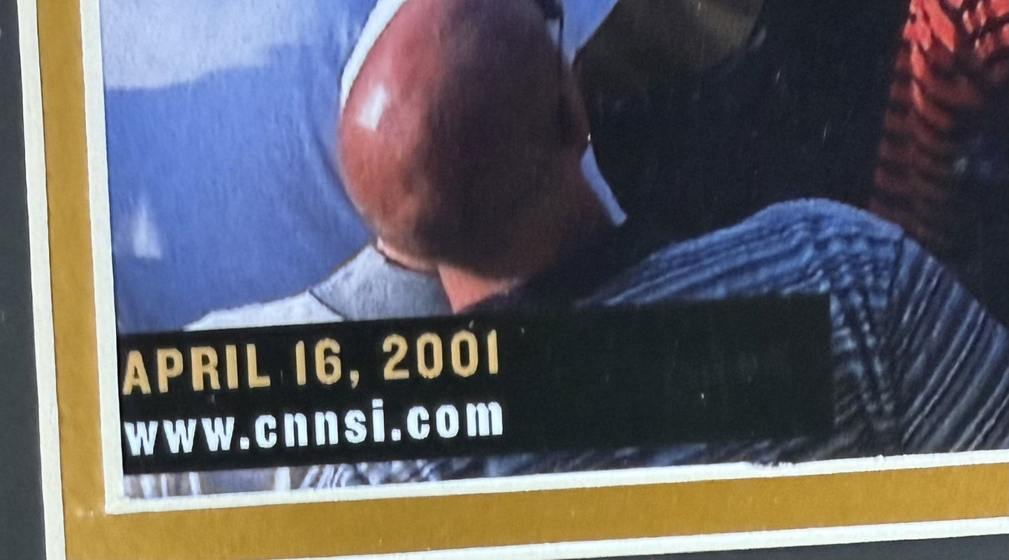Tiger Woods Signed Sports Illustrated 16x20 Photo Framed Masters Auto UDA Coa