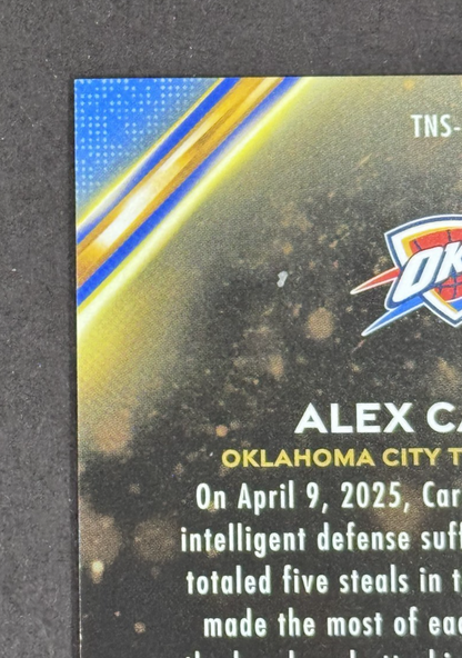 2025-26 Topps Alex Caruso Notch Signatures Auto #TNS-AC OKC Thunder Mint