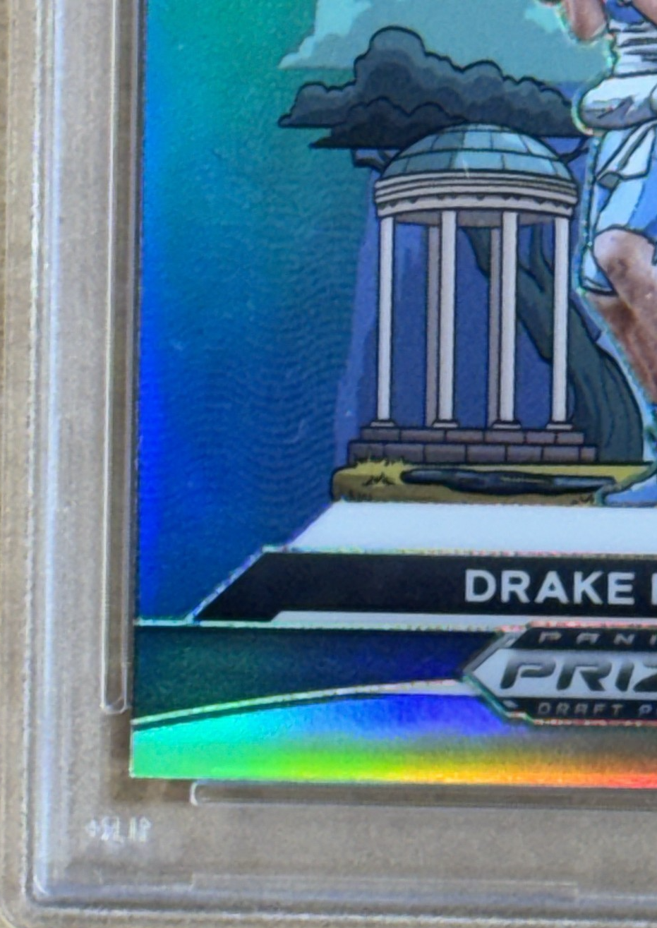 2024 Prizm Draft Picks Drake Maye On Campus SSP Rc PSA 8 UNC Patriots Rookie