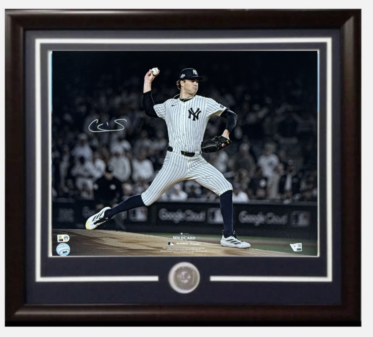 Cam Schlittler Signed 16x20 Spotlight Photo Framed Auto Fanatics MLB NY Yankees