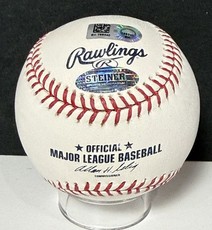 Mariano Rivera Signed 2013 Retirement Logo Baseball Yankees Auto STEINER & Mlb