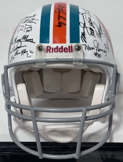 1972 Miami Dolphins Team Signed 40 Auto Proline Auth Helmet LE/272 Fanatics COA