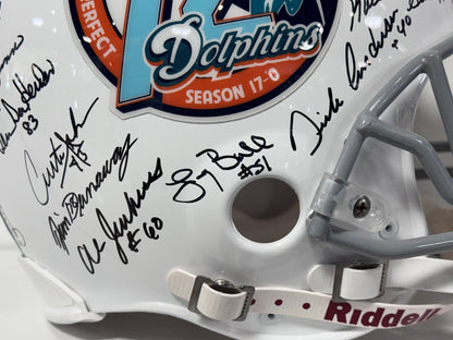 1972 Miami Dolphins Team Signed 40 Auto Proline Auth Helmet LE/272 Fanatics COA