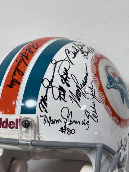 1972 Miami Dolphins Team Signed 40 Auto Proline Auth Helmet LE/272 Fanatics COA