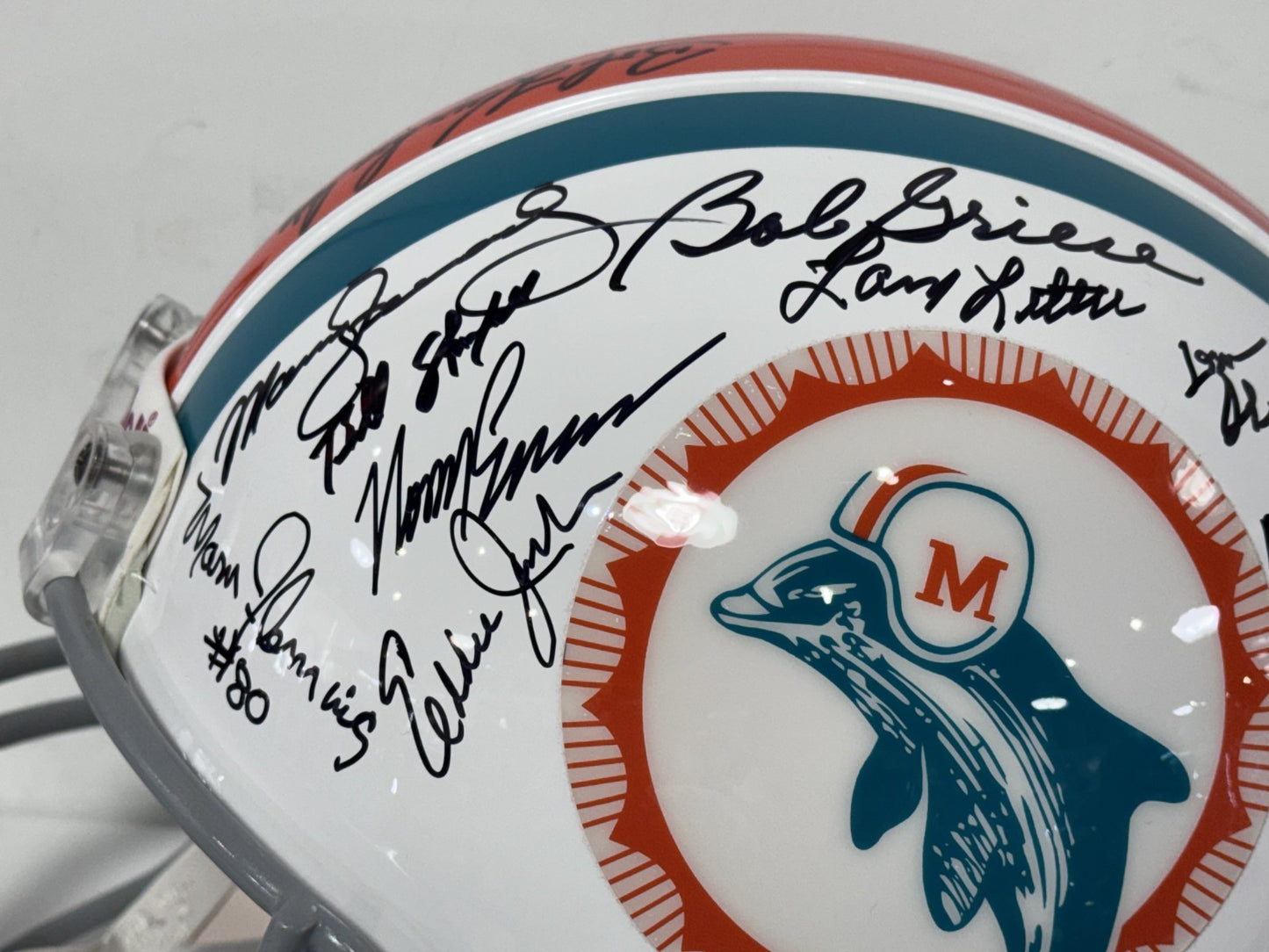 1972 Miami Dolphins Team Signed 40 Auto Proline Auth Helmet LE/272 Fanatics COA
