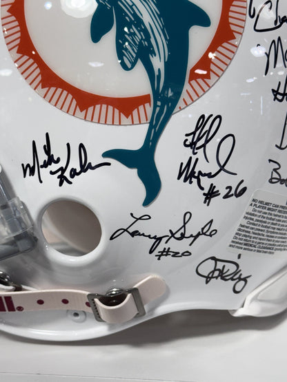 1972 Miami Dolphins Team Signed 40 Auto Proline Auth Helmet LE/272 Fanatics COA