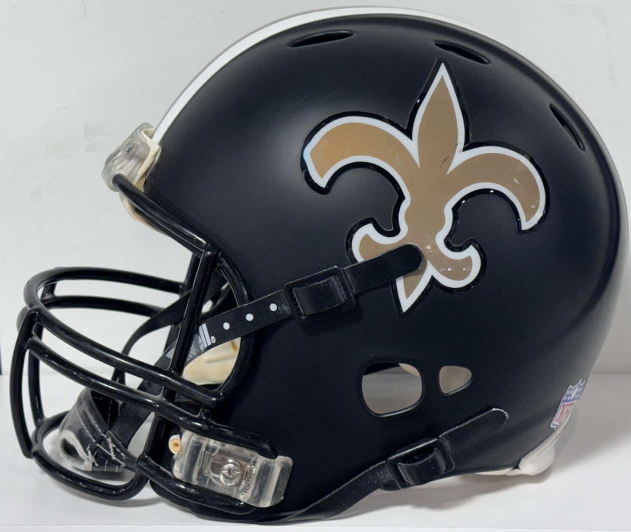 Drew Brees Signed Riddell Proline Authentic FS Helmet 3 Stat Auto PSA COA Saints