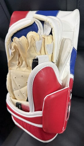 Henrik Lundqvist Ny Rangers Signed  Game Used Blocker Glove MSG Holo Certified
