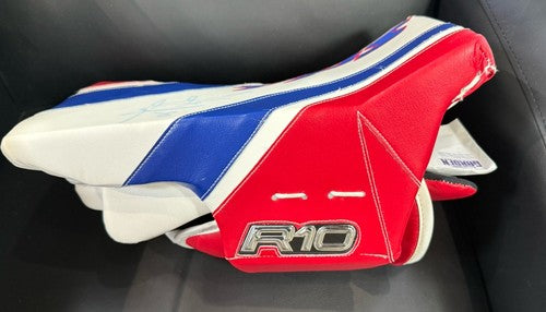 Henrik Lundqvist Ny Rangers Signed  Game Used Blocker Glove MSG Holo Certified
