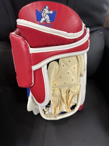 Henrik Lundqvist Ny Rangers Signed  Game Used Blocker Glove MSG Holo Certified