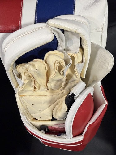 Henrik Lundqvist Ny Rangers Signed  Game Used Blocker Glove MSG Holo Certified