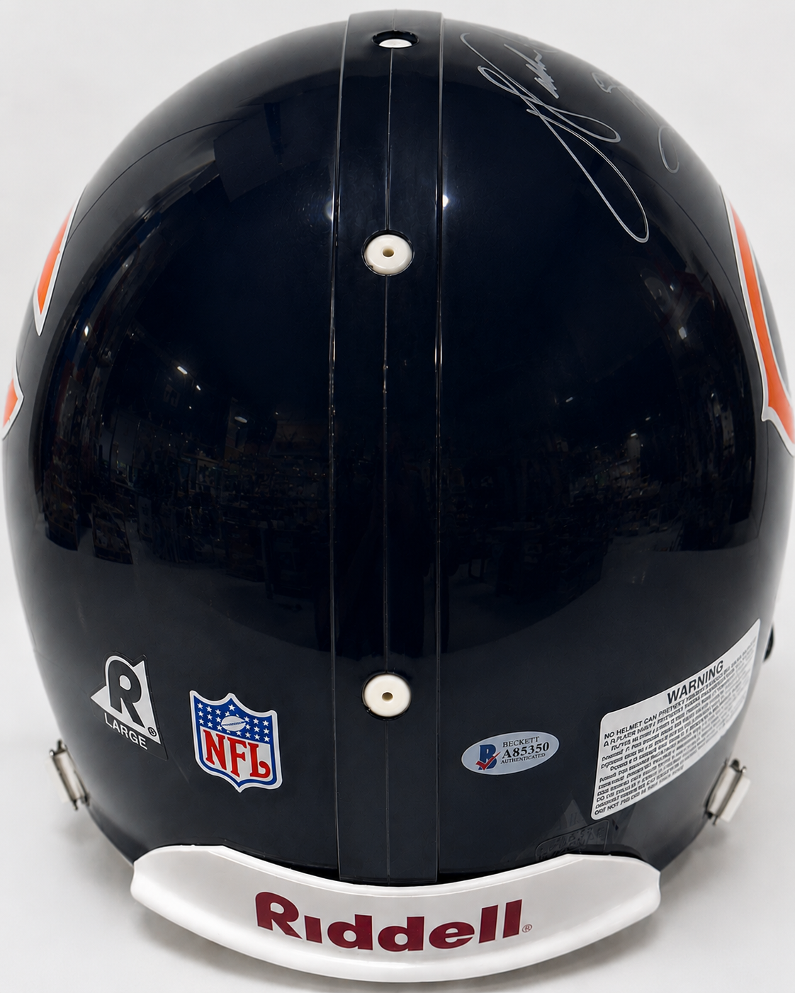 Walter Payton Signed Proline Auth Helmet Sweetness 16,726 Auto BAS COA Bears HOF