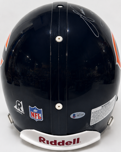 Walter Payton Signed Proline Auth Helmet Sweetness 16,726 Auto BAS COA Bears HOF