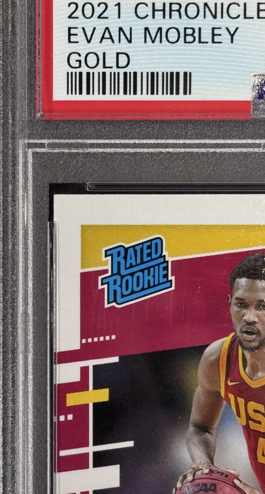 2021 Chronicles DP Evan Mobley Gold LE/10 PSA 10 Gem MT USC Cleveland Cavaliers