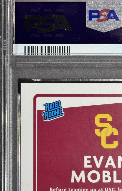 2021 Chronicles DP Evan Mobley Gold LE/10 PSA 10 Gem MT USC Cleveland Cavaliers