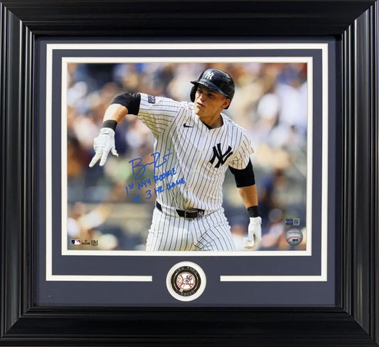 Ben Rice Signed 11x14 Framed Photo First NY Yankees Rookie 3HR Auto Steiner COA