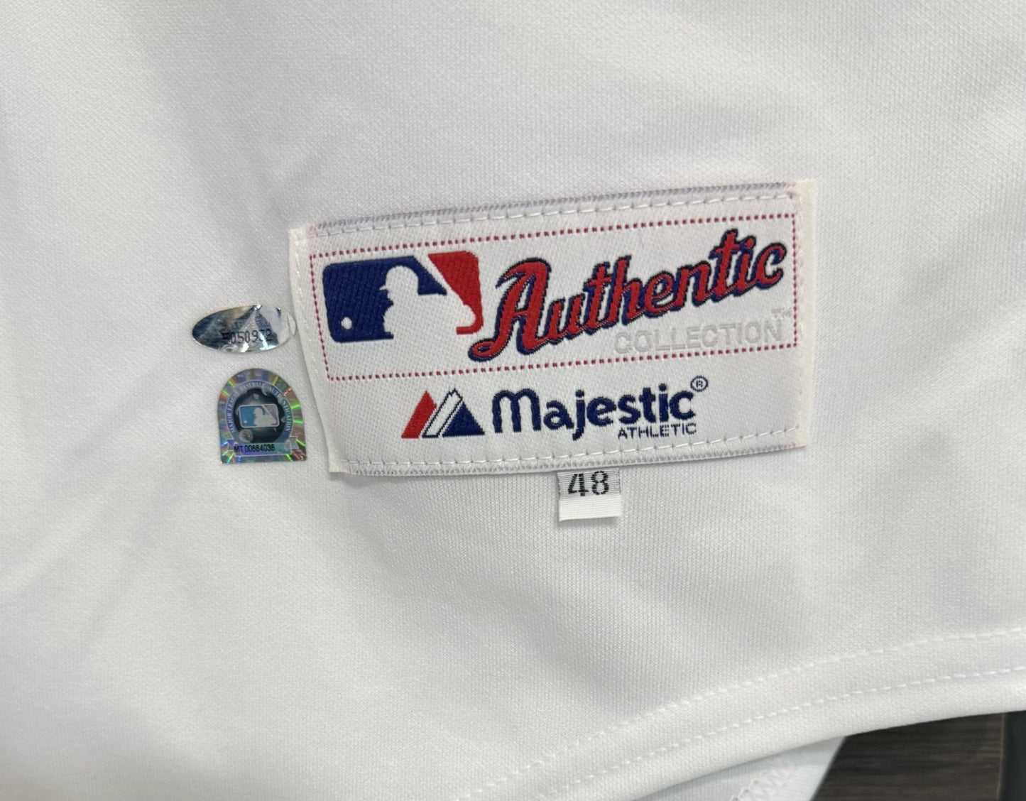 Wade Boggs Signed Majestic Authentic Red Sox 5 Stat Jersey HOF Auto Tristar MLB
