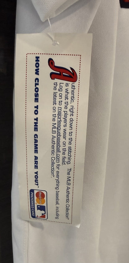 Wade Boggs Signed Majestic Authentic Red Sox 5 Stat Jersey HOF Auto Tristar MLB