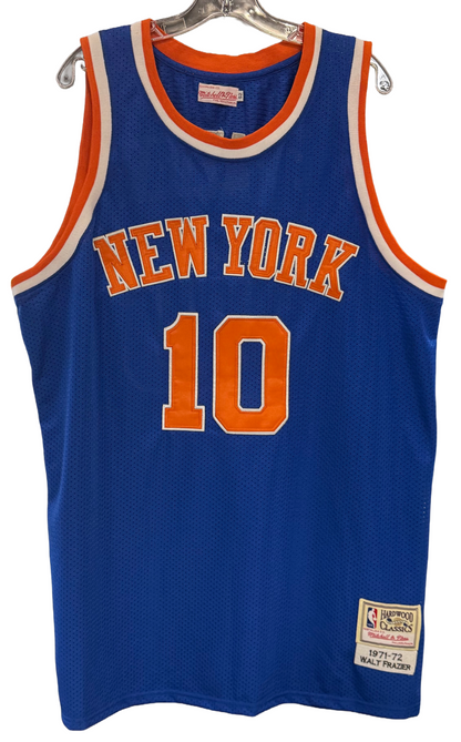 Walt Frazier Knicks Mitchell Ness Hardwood Classics Authentic 71-72 Jersey Sz 52