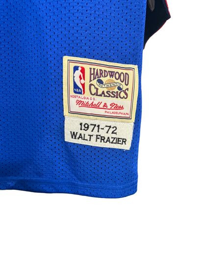 Walt Frazier Knicks Mitchell Ness Hardwood Classics Authentic 71-72 Jersey Sz 52