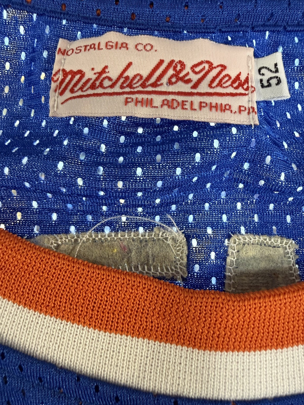Walt Frazier Knicks Mitchell Ness Hardwood Classics Authentic 71-72 Jersey Sz 52