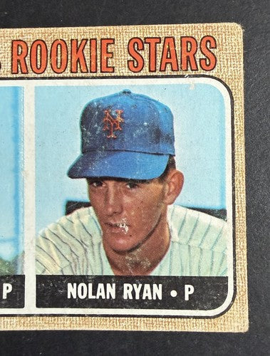 1968 Topps Nolan Ryan Jerry Koosman #177 Rookie Stars RC Ny Mets Centered