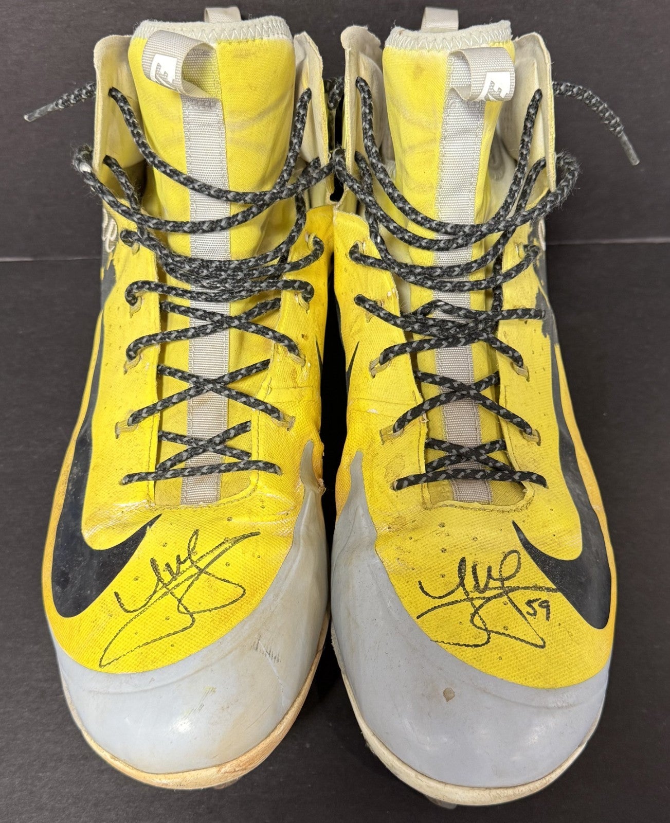Joe Musgrove Signed Game Used Nike Big Smoke Cleats Padres Auto Sz 15 CBM LOA