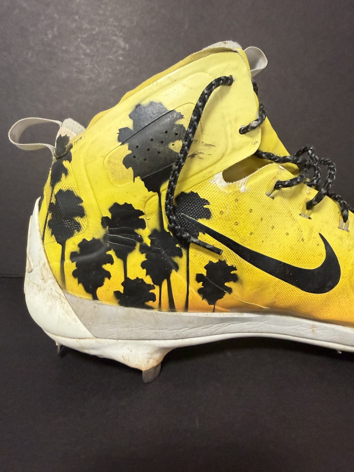 Joe Musgrove Signed Game Used Nike Big Smoke Cleats Padres Auto Sz 15 CBM LOA