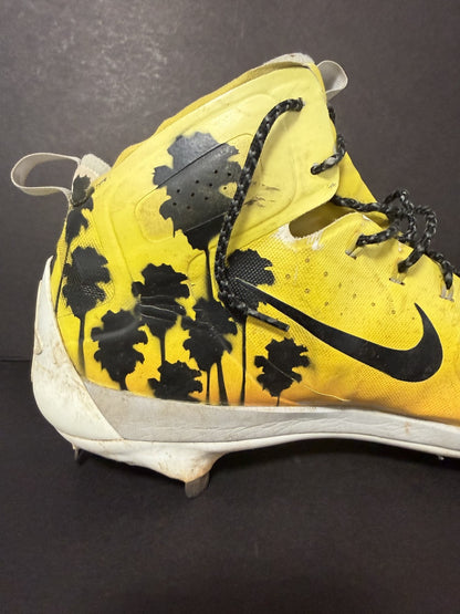 Joe Musgrove Signed Game Used Nike Big Smoke Cleats Padres Auto Sz 15 CBM LOA