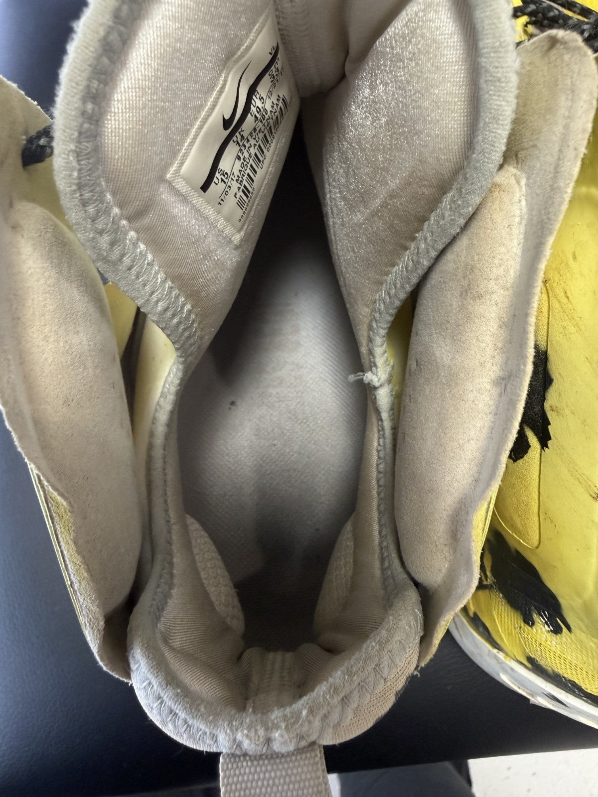 Joe Musgrove Signed Game Used Nike Big Smoke Cleats Padres Auto Sz 15 CBM LOA