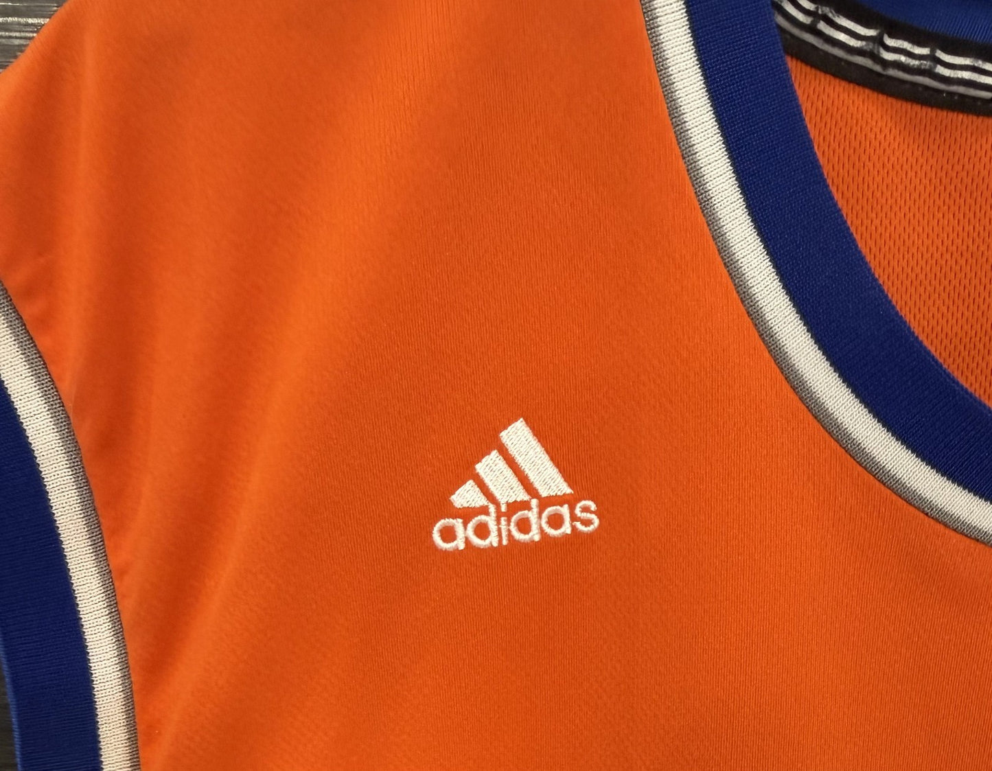 Iman Shumpert #21 Adidas NY Knicks Alternate Orange Basketball Jersey Size XL