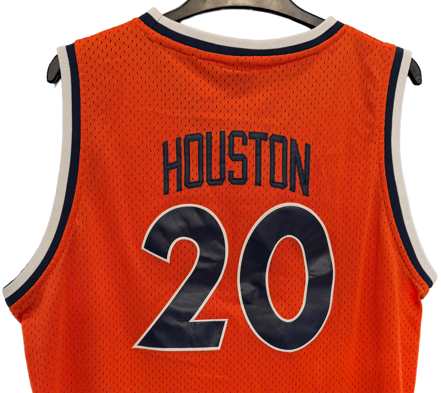 Allan Houston NY Knicks Nike Team Sports Orange Basketball Jersey XL Length +2