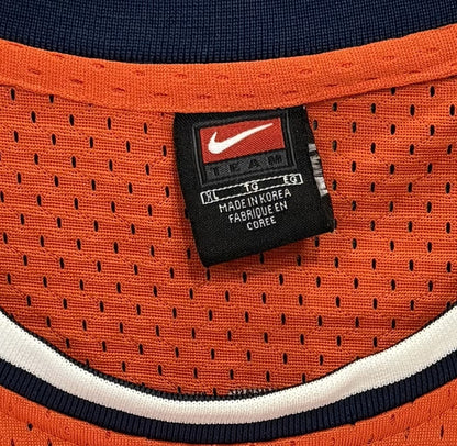 Allan Houston NY Knicks Nike Team Sports Orange Basketball Jersey XL Length +2