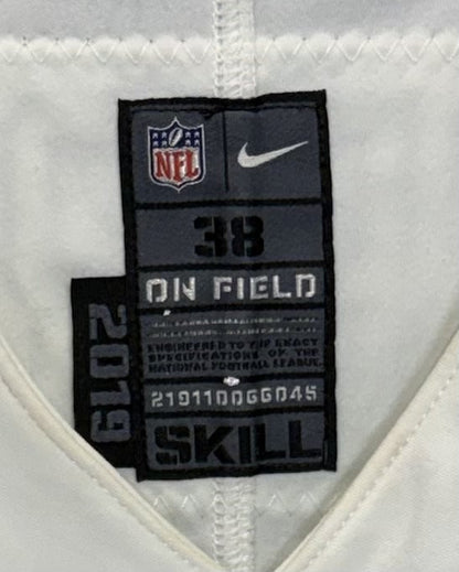 Robbie Anderson Ny Jets Game Worn Used Nike 2019 Skill Jersey 100nfl Patch Sz38