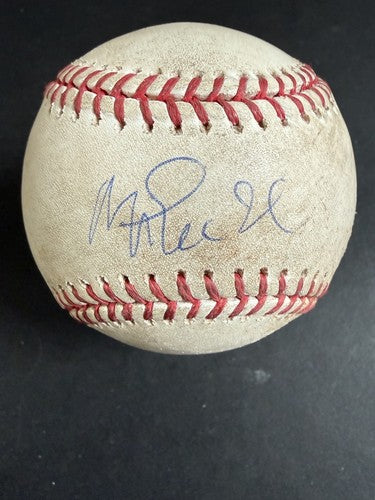 Magic Johnson  Signed 2007 Mlb Game Used Certified Baseball Dodgers Steiner Coa
