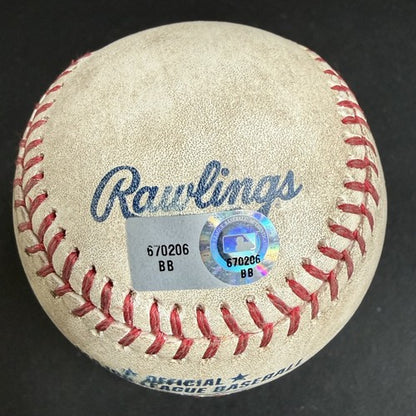 Magic Johnson  Signed 2007 Mlb Game Used Certified Baseball Dodgers Steiner Coa