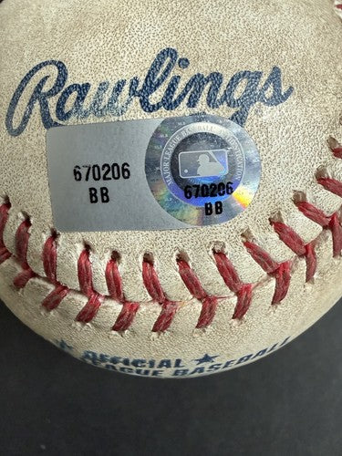 Magic Johnson  Signed 2007 Mlb Game Used Certified Baseball Dodgers Steiner Coa