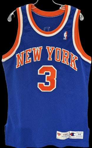 John Starks Ny Knicks Game Issued 1995 /96 Champion Pro Cut +2 Jersey Sz 44
