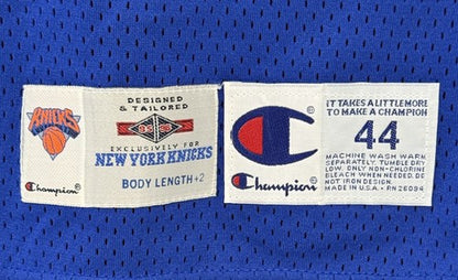 John Starks Ny Knicks Game Issued 1995 /96 Champion Pro Cut +2 Jersey Sz 44