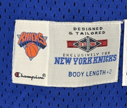 John Starks Ny Knicks Game Issued 1995 /96 Champion Pro Cut +2 Jersey Sz 44