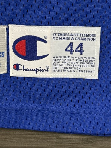 John Starks Ny Knicks Game Issued 1995 /96 Champion Pro Cut +2 Jersey Sz 44