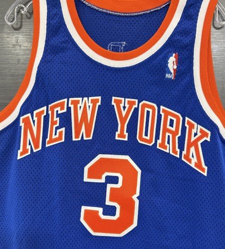 John Starks Ny Knicks Game Issued 1995 /96 Champion Pro Cut +2 Jersey Sz 44