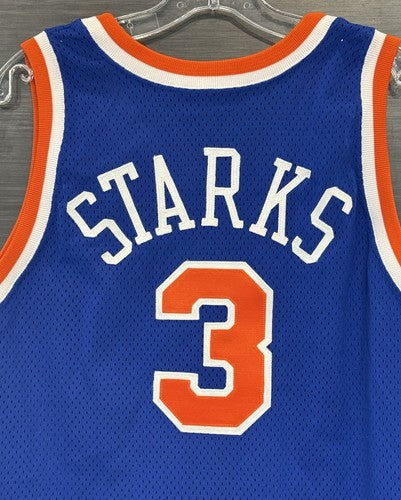 John Starks Ny Knicks Game Issued 1995 /96 Champion Pro Cut +2 Jersey Sz 44