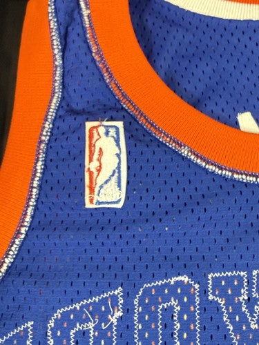 John Starks Ny Knicks Game Issued 1995 /96 Champion Pro Cut +2 Jersey Sz 44