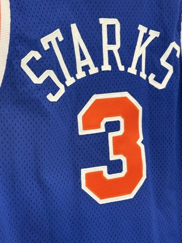 John Starks Ny Knicks Game Issued 1995 /96 Champion Pro Cut +2 Jersey Sz 44